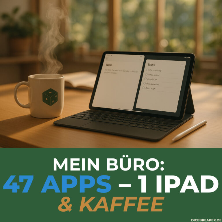 Mein Büro: 47 Apps – 1 iPad & Kaffee